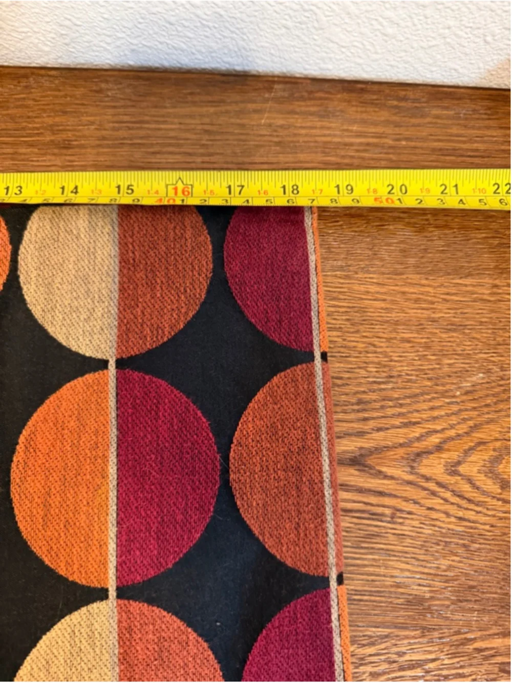 Set of 2 Mid Century Modern Pillow Covers Retro Geometric Circles 16x16 Zipper